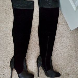 Thigh-High Black Boots